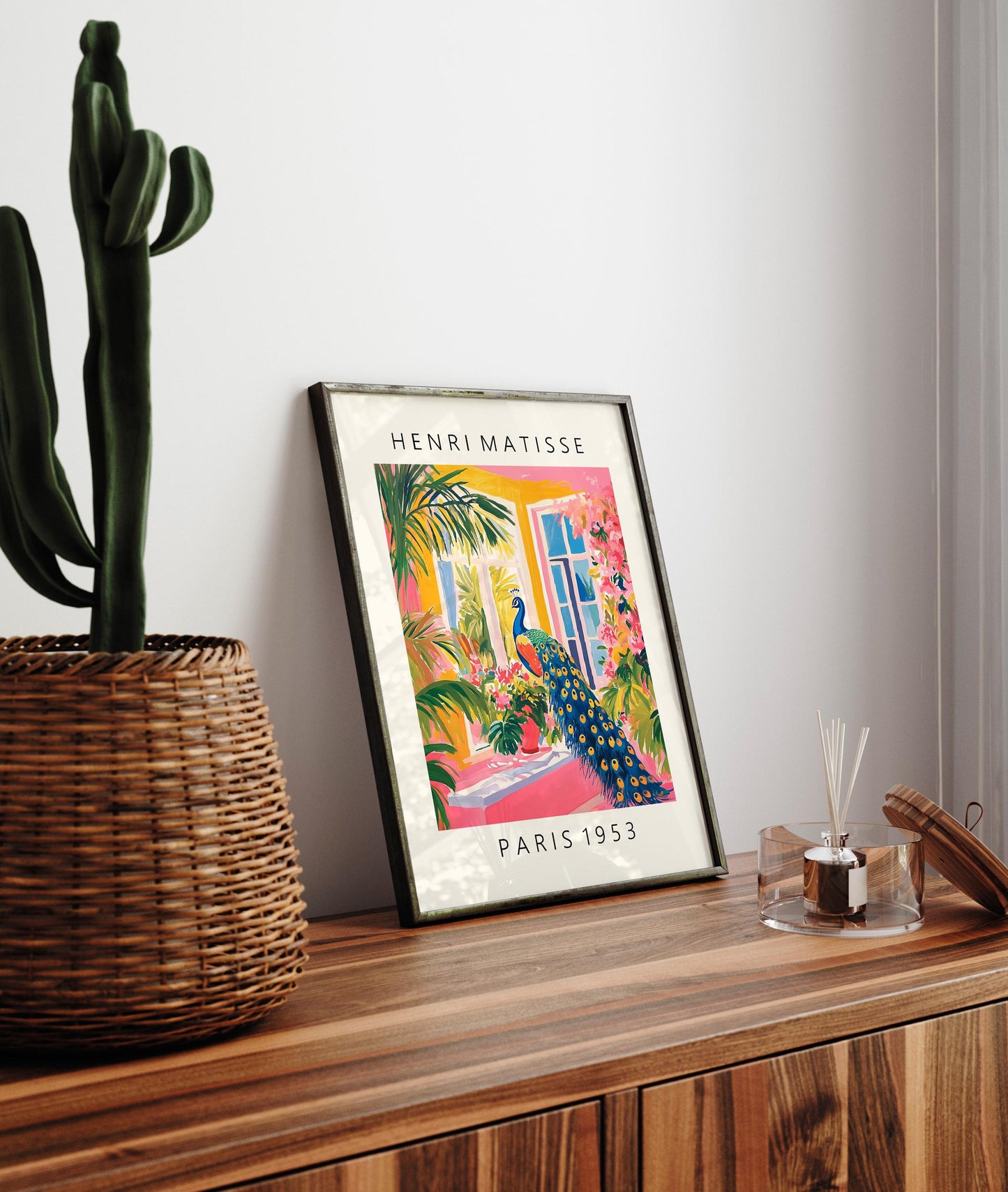 Matisse Inspired Peacock Art Print: Modern Gallery Wall Decor