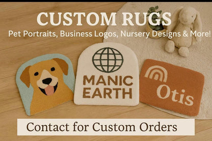 Custom  Name Rug Personalized Tufted Rug .