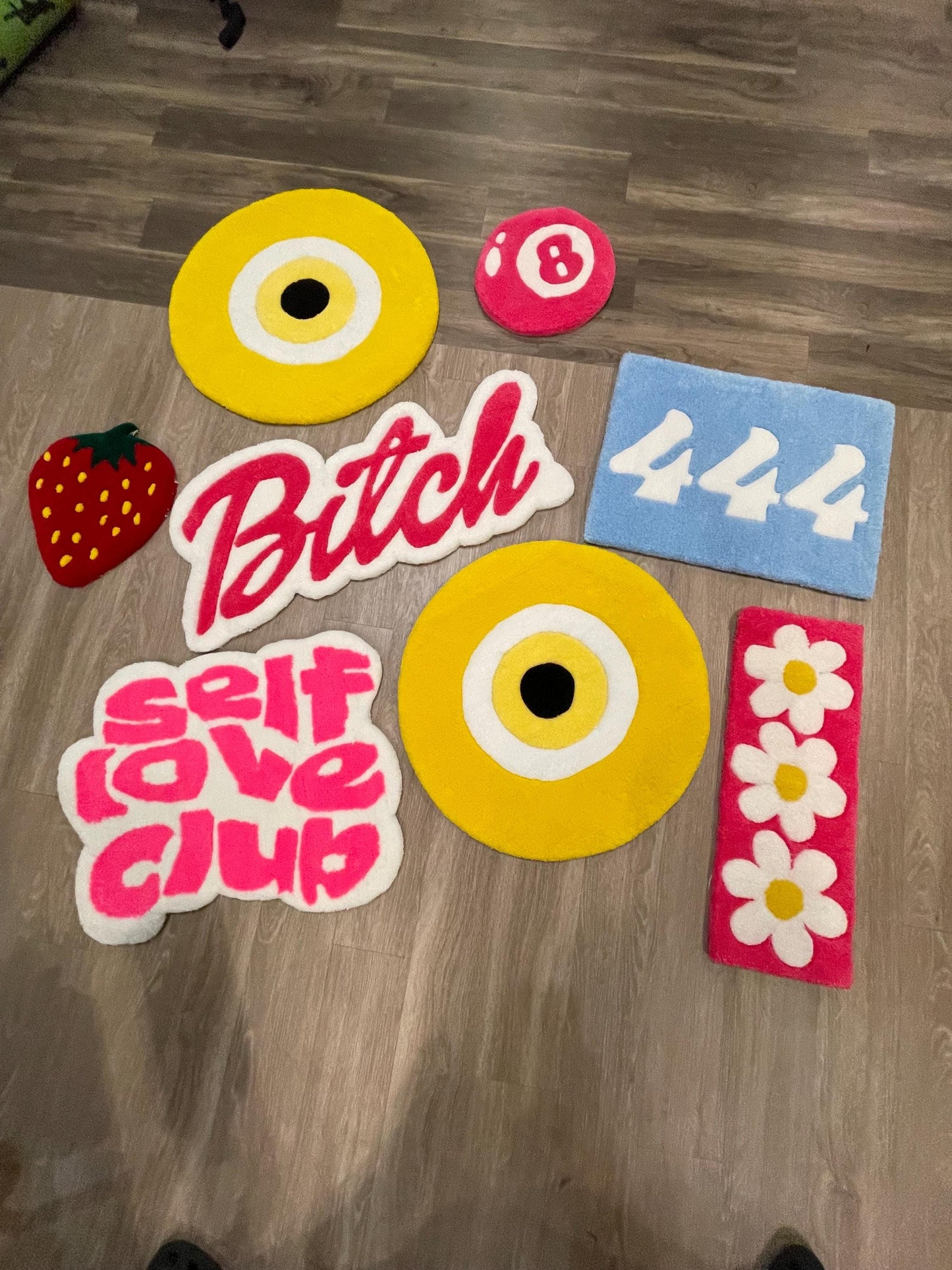 Custom  Name Rug Personalized Tufted Rug .