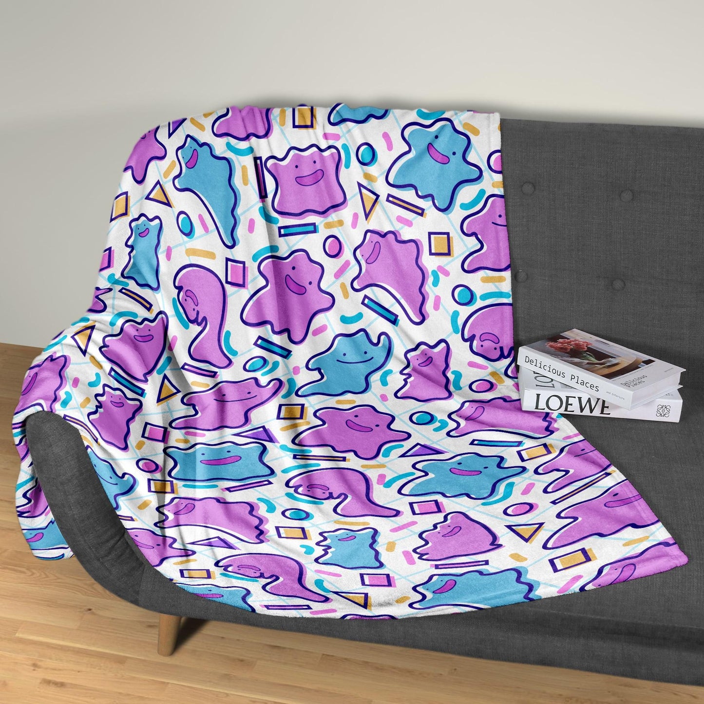 Ditto Fleece Blanket Home Decor Throw Blanket Bedroom Decor Baby Blanket Sleep Ditto Blanket Gifts