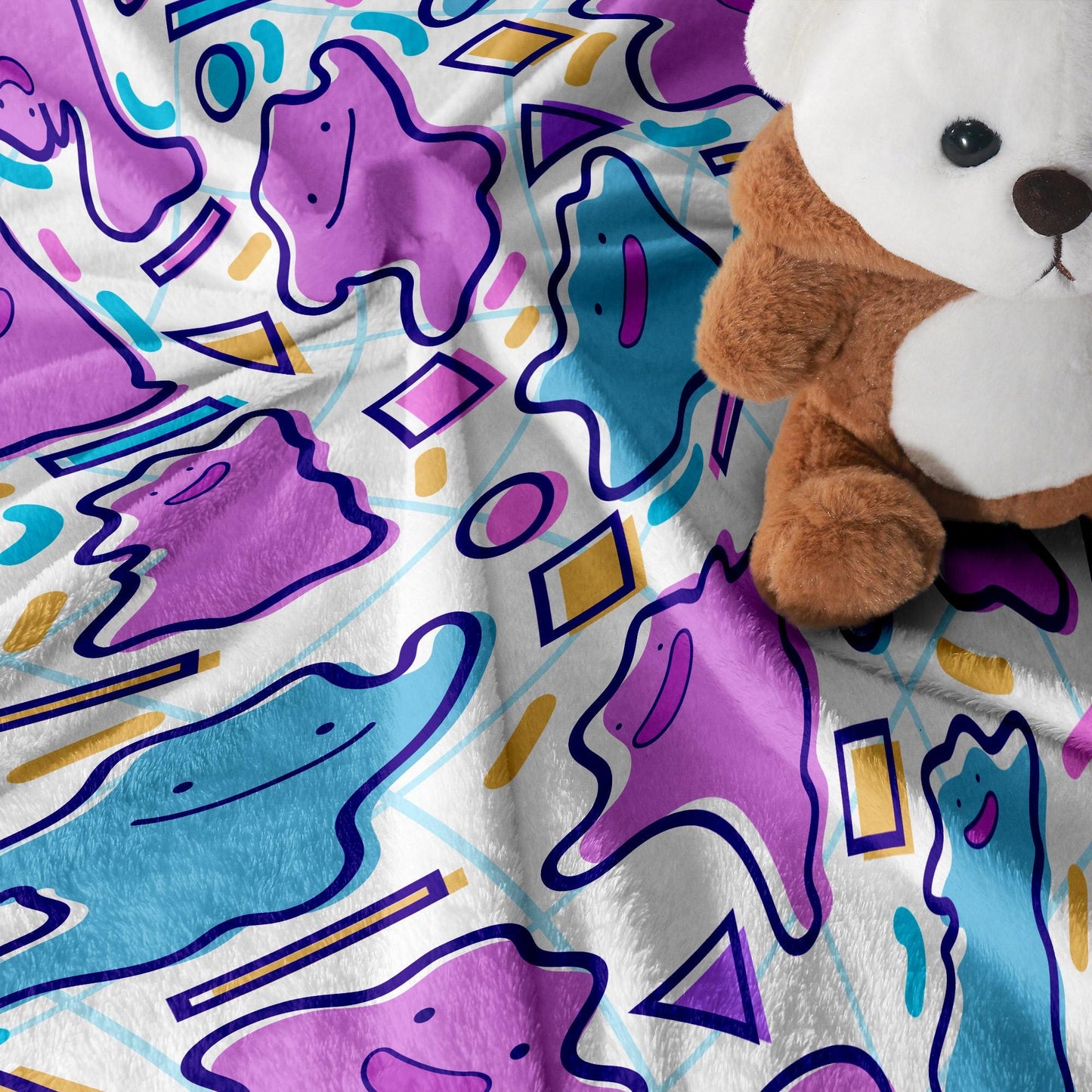 Ditto Fleece Blanket Home Decor Throw Blanket Bedroom Decor Baby Blanket Sleep Ditto Blanket Gifts