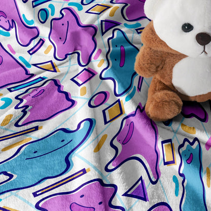 Ditto Fleece Blanket Home Decor Throw Blanket Bedroom Decor Baby Blanket Sleep Ditto Blanket Gifts
