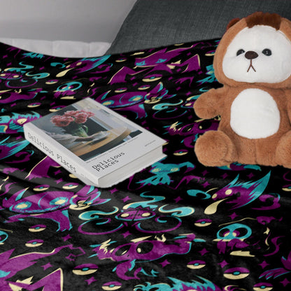 Sableye Fleece Blanket Home Decor Banette Blanket Throw Blanket Cute Baby Blanket Sableye Blanket Gifts