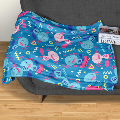 Wooper Fleece Blanket Home Decor Throw Blanket Bedroom Decor Baby Blanket Cute Wooper Blanket Gifts