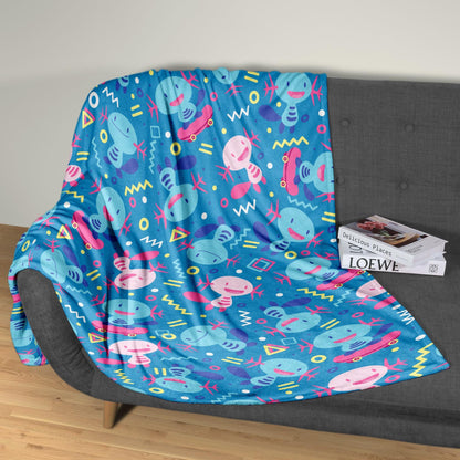 Wooper Fleece Blanket Home Decor Throw Blanket Bedroom Decor Baby Blanket Cute Wooper Blanket Gifts