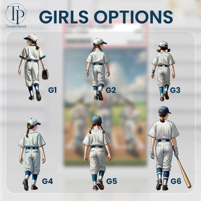 Baseball No. 1 Dad Grandpa Man & Kids Acrylic Plaque, Father's Day Gift For Dad, Gift for Husband,Trading Card Style, Gift for Baseball Dad