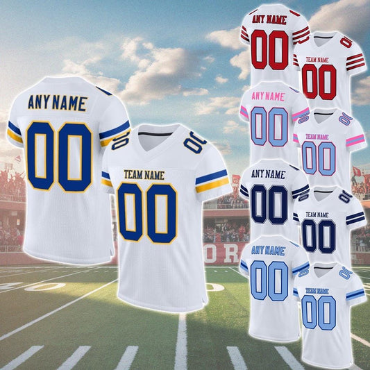 Custom Football Jersey - Personalize with Your Name and Number, High-Quality Fabric, Perfect for Team Uniforms & Fans, Game Day Outfit