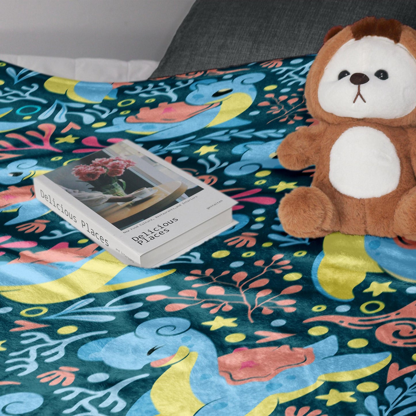 Lapras Fleece Blanket Home Decor Throw Blanket Bedroom Decor Baby Blanket Cute Lapras Blanket Gifts