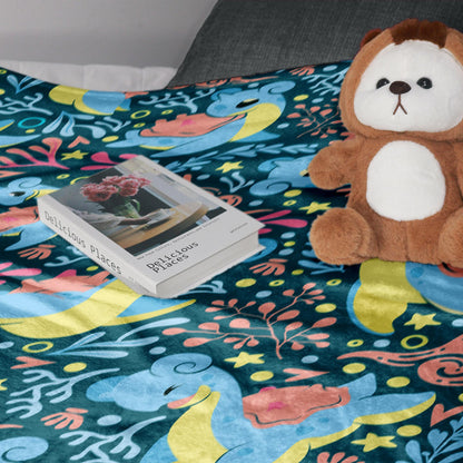 Lapras Fleece Blanket Home Decor Throw Blanket Bedroom Decor Baby Blanket Cute Lapras Blanket Gifts