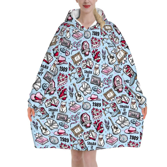Tays tats Adult Blanket Hoodie please read description reader gift, comfy hoodie