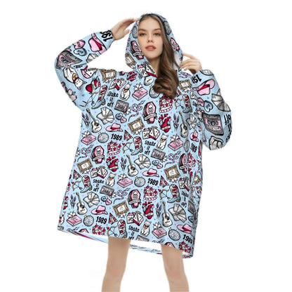 Tays tats Adult Blanket Hoodie please read description reader gift, comfy hoodie