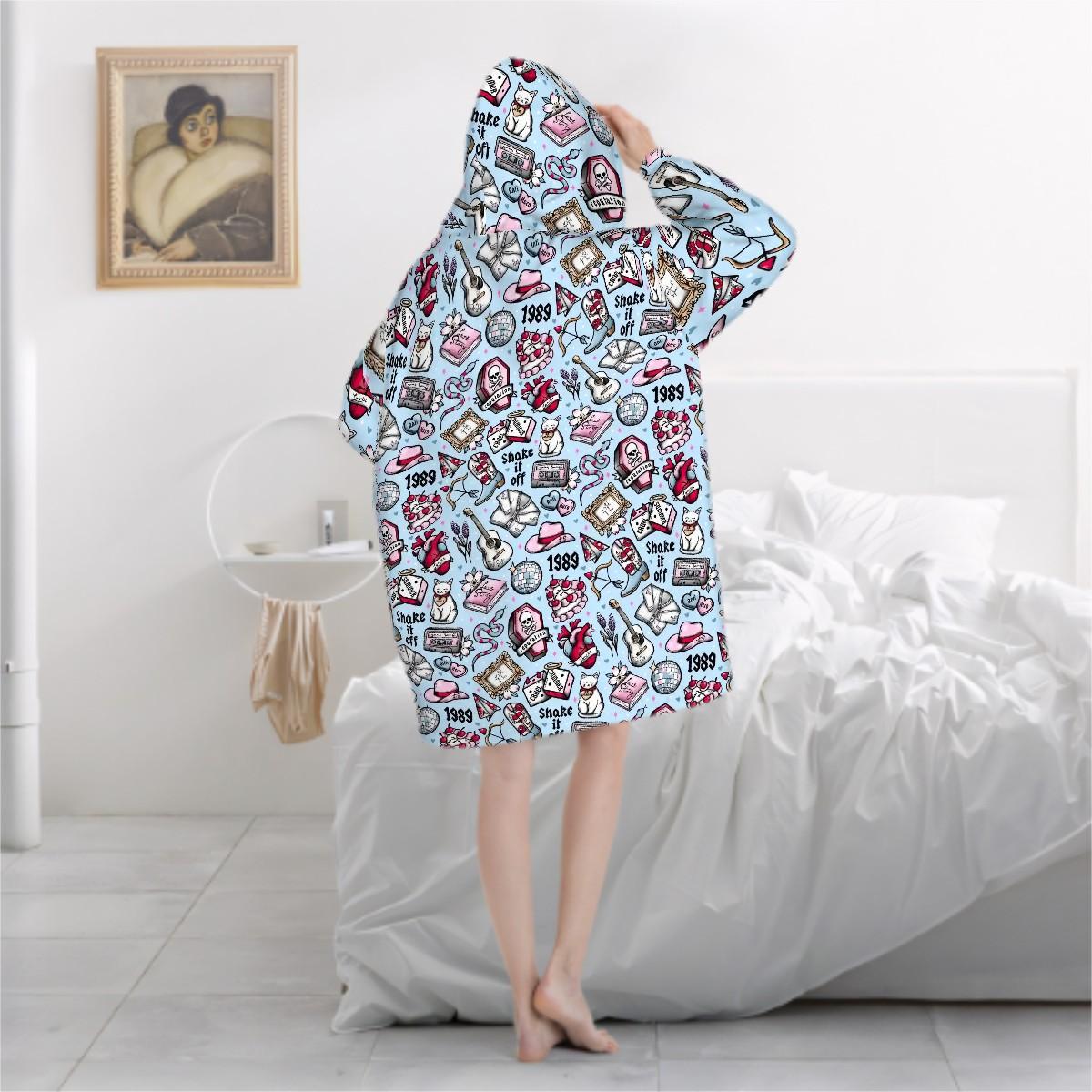 Tays tats Adult Blanket Hoodie please read description reader gift, comfy hoodie