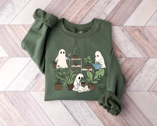Ghost Plant Shirts Crazy Plant Lady TShirt, Ghost Plant Lady, Halloween Plants ,Ghost Plant Lady, Ghost Plant Shirts