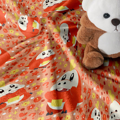 Fuecoco Fleece Blanket Home Decor Throw Blanket Bedroom Decor Baby Blanket Cute Fuecoco Blanket Gifts