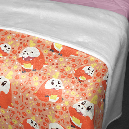 Fuecoco Fleece Blanket Home Decor Throw Blanket Bedroom Decor Baby Blanket Cute Fuecoco Blanket Gifts