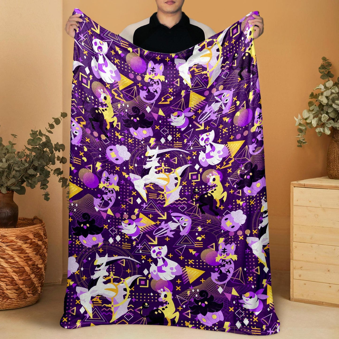 Arceus Fleece Blanket Home Decor Litten Blanket Throw Blanket Cute Baby Blanket Arceus Blanket Gifts