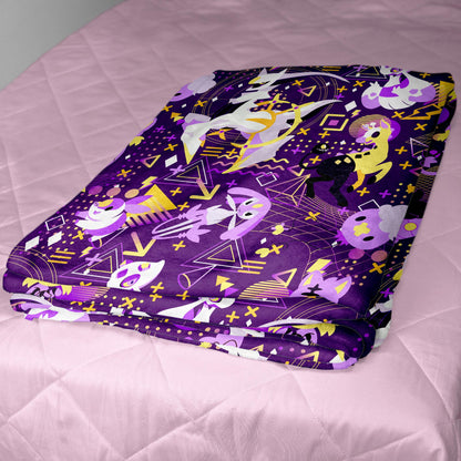 Arceus Fleece Blanket Home Decor Litten Blanket Throw Blanket Cute Baby Blanket Arceus Blanket Gifts