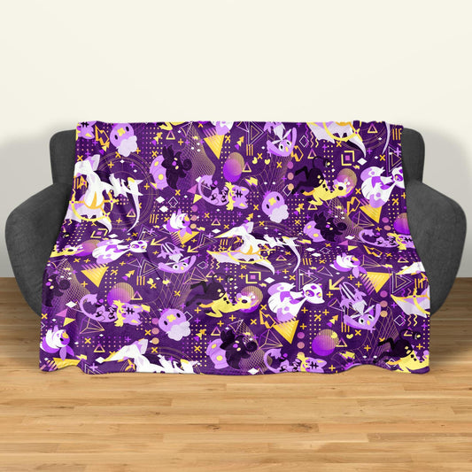 Arceus Fleece Blanket Home Decor Litten Blanket Throw Blanket Cute Baby Blanket Arceus Blanket Gifts