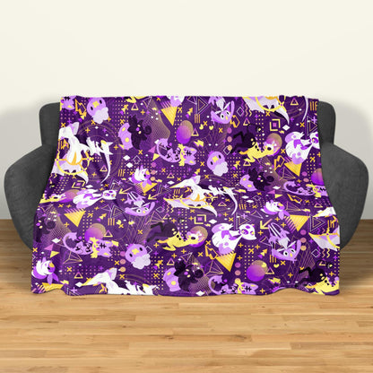 Arceus Fleece Blanket Home Decor Litten Blanket Throw Blanket Cute Baby Blanket Arceus Blanket Gifts