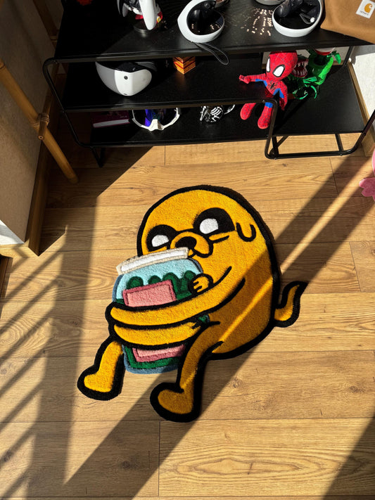 Jake Custom Tufted Wool Rug: Adventure Time Carpet