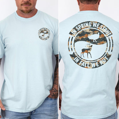 Comfort Colors Hunting Season Shirt: Deer & Turkey Hunter Gift