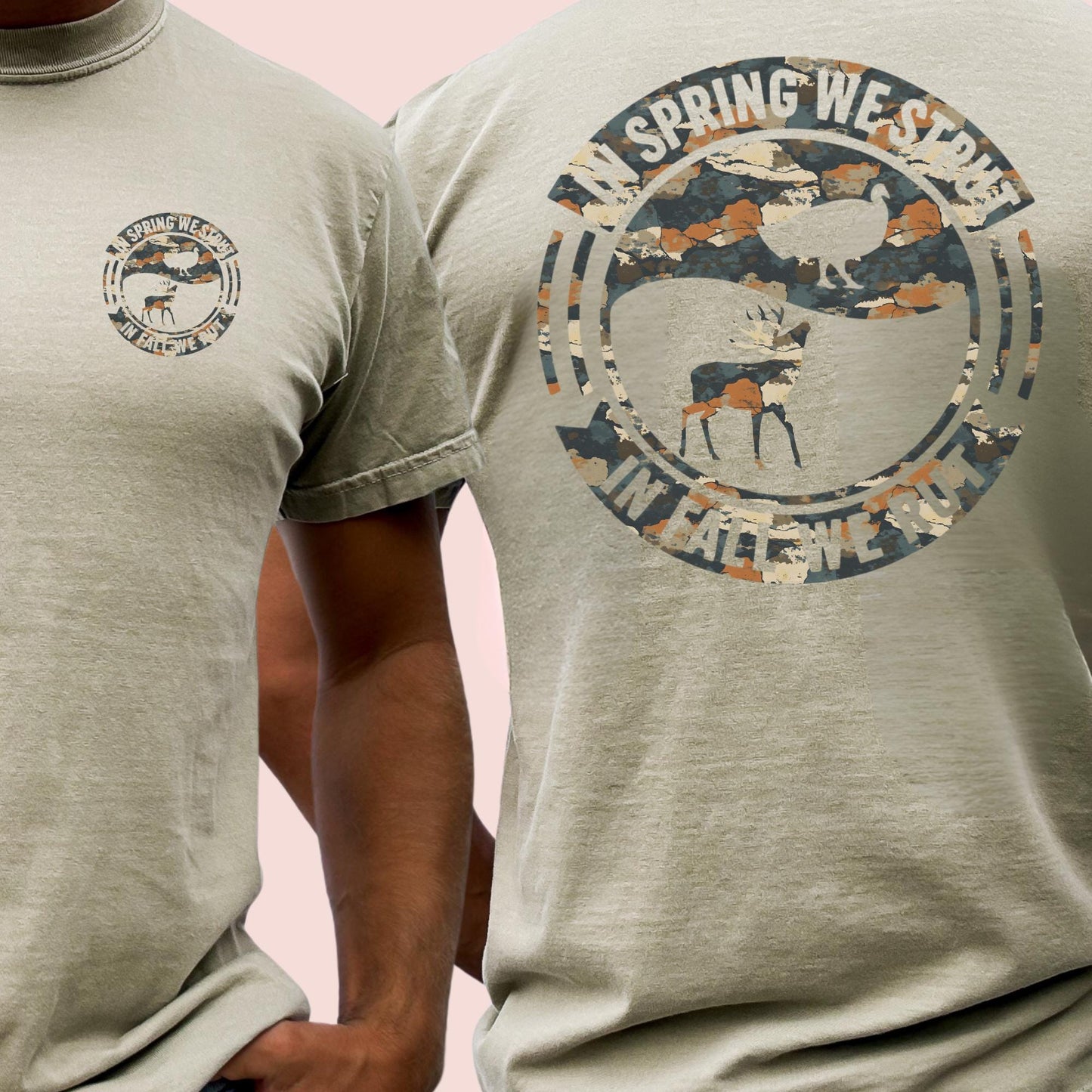 Comfort Colors Hunting Season Shirt: Deer & Turkey Hunter Gift