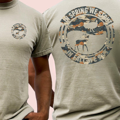 Comfort Colors Hunting Season Shirt: Deer & Turkey Hunter Gift