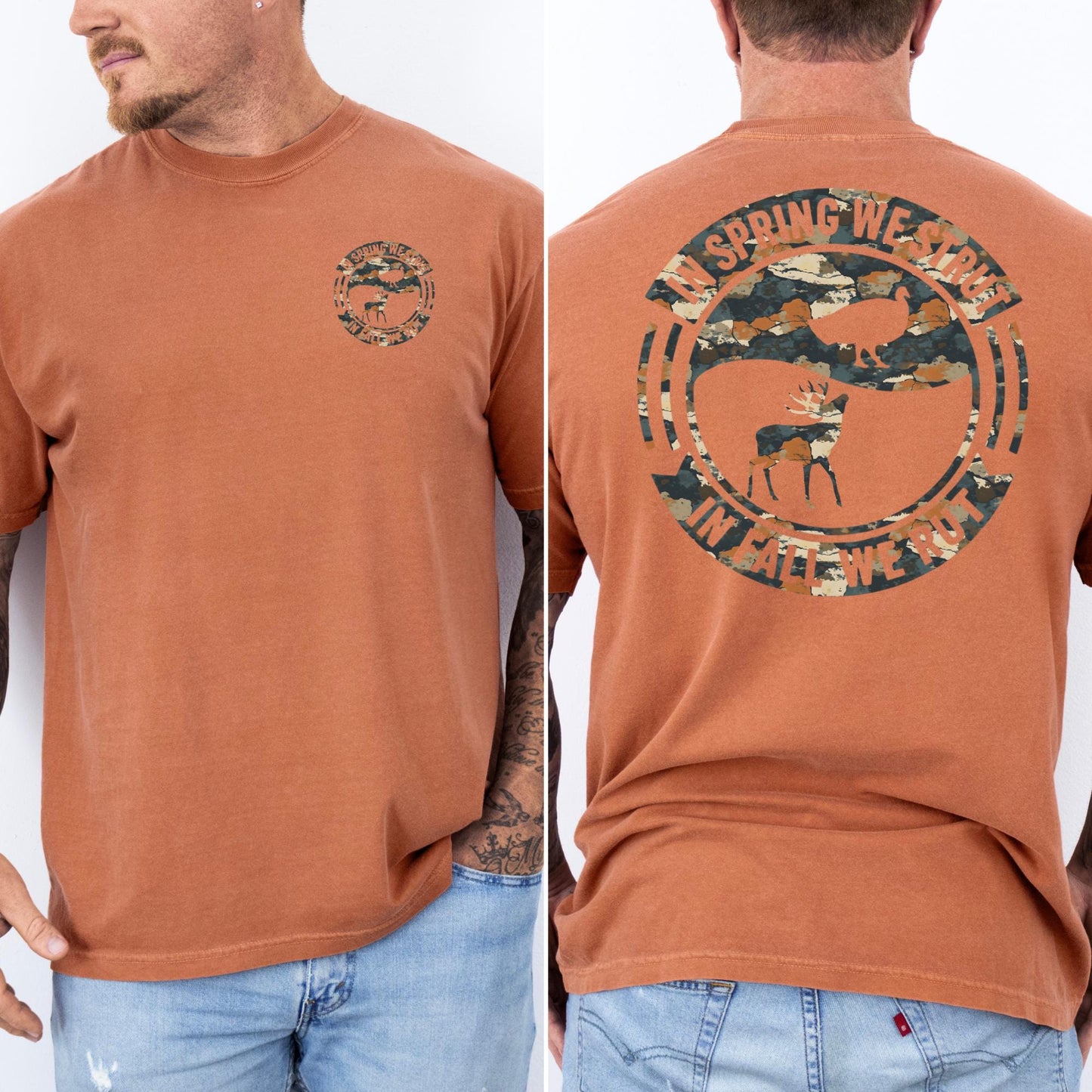 Comfort Colors Hunting Season Shirt: Deer & Turkey Hunter Gift