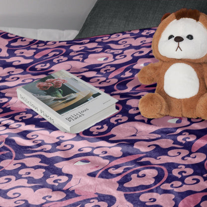 Mew Fleece Blanket Home Decor Throw Blanket Bedroom Decor Baby Blanket Cute Ancient Mew Blanket Gifts