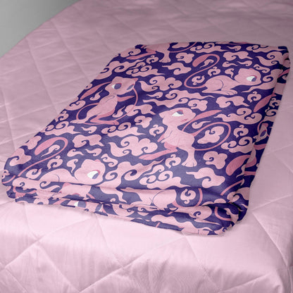Mew Fleece Blanket Home Decor Throw Blanket Bedroom Decor Baby Blanket Cute Ancient Mew Blanket Gifts