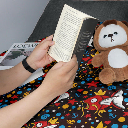 Magikarp Fleece Blanket Home Decor Throw Blanket Cute Baby Blanket Cute Magikarp Blanket Gifts