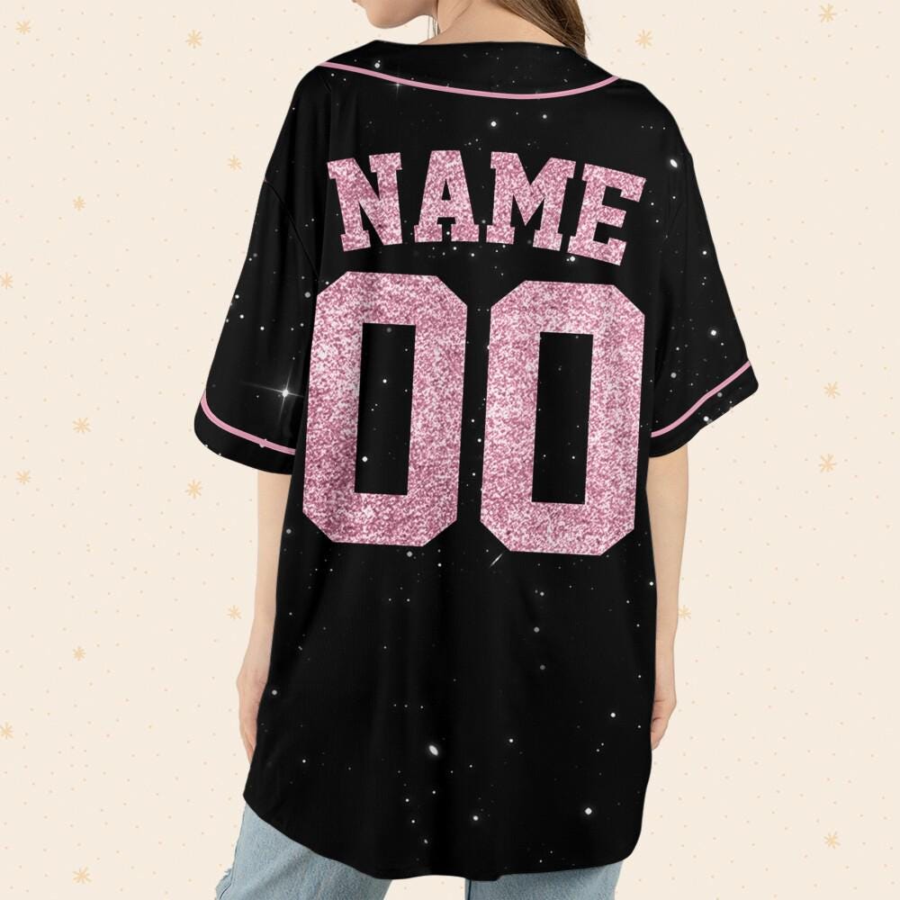 Personalized Team Name And Number Custom Baseball Jersey Pink Collection, Custom Baseball Jersey, Baseball Jersey Uniform For Baseball Fans