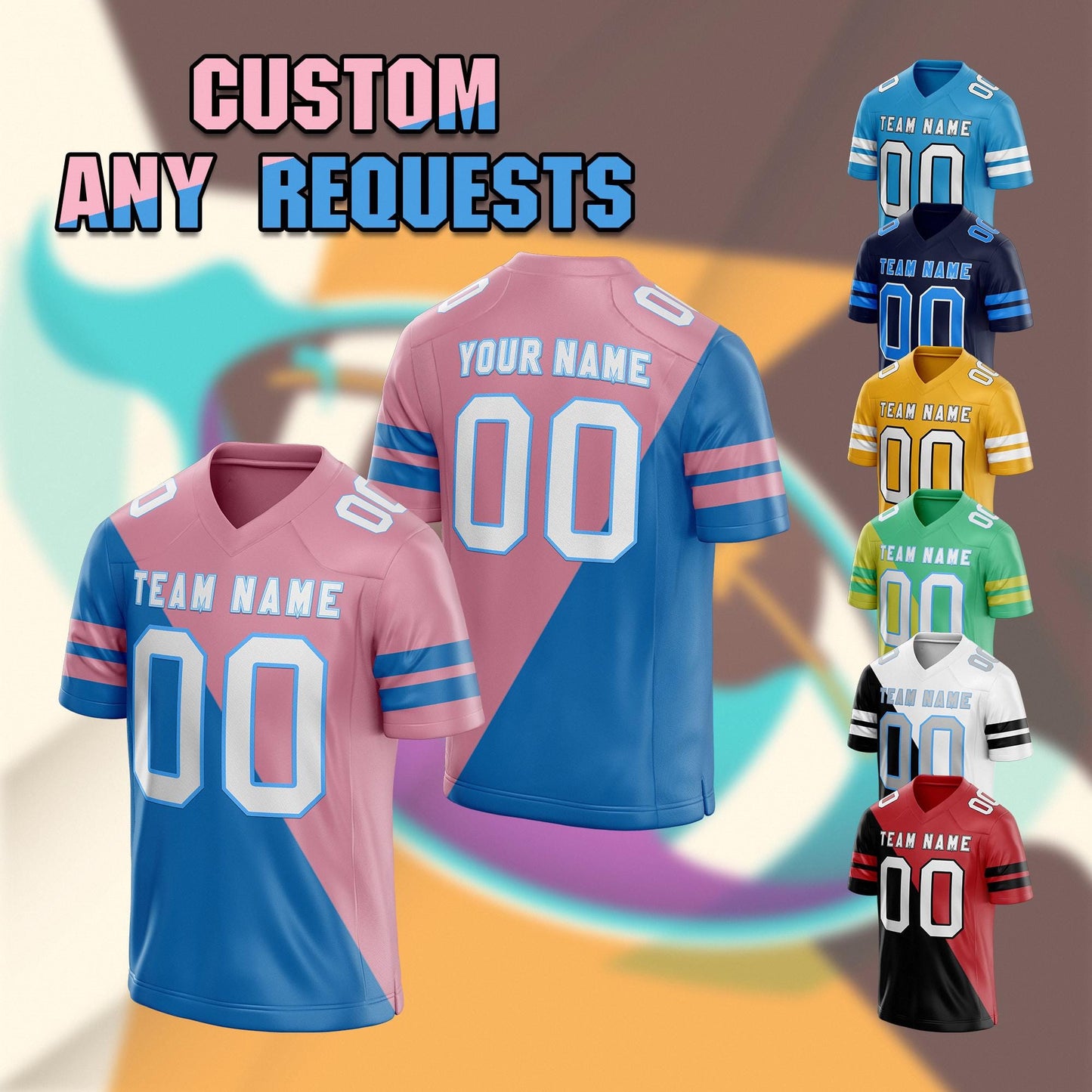 Custom Football Jersey: Personalized Stitched or Printed Team Shirt