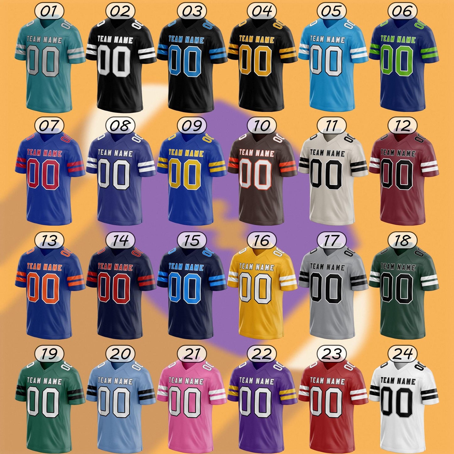 Custom Football Jersey: Personalized Stitched or Printed Team Shirt