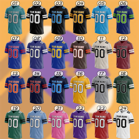 Custom Football Jersey: Personalized Stitched or Printed Team Shirt