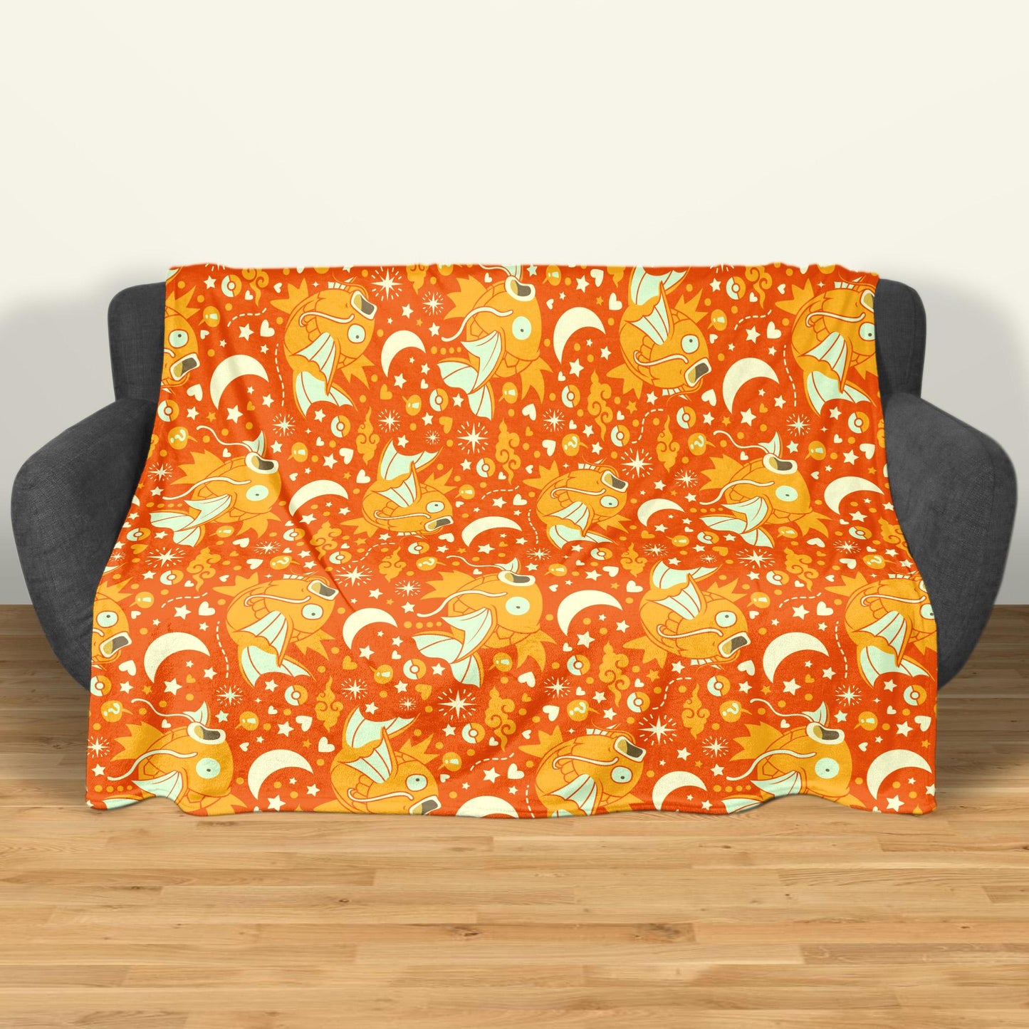 Shiny Magikarp Fleece Blanket Home Decor Throw Blanket Cute Baby Blanket Magikarp Blanket Gifts