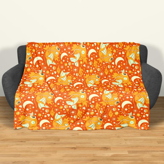 Shiny Magikarp Fleece Blanket Home Decor Throw Blanket Cute Baby Blanket Magikarp Blanket Gifts