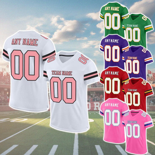 Custom Football Jersey - Personalize with Your Name and Number, High-Quality Fabric, Perfect for Team Uniforms & Fans, Game Day Outfit
