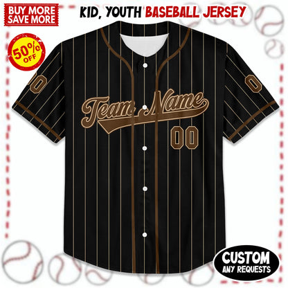 Personalized Brown Baseball Jersey, Custom Summer Tour 2025 Jersey, Wedding Jerseys, Baseball Shirt for Fans of All Ages, Vintage Jersey