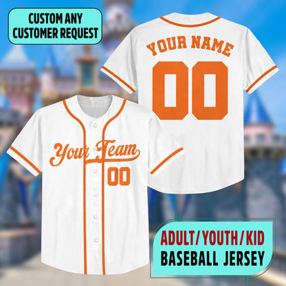 Personalized Team Name And Number Baseball Jersey, Custom Baseball Jersey Shirt, Baseball Jersey Uniform For Baseball Fans Baseball Lovers