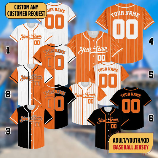 Personalized Team Name And Number Baseball Jersey, Custom Baseball Jersey Shirt, Baseball Jersey Uniform For Baseball Fans Baseball Lovers