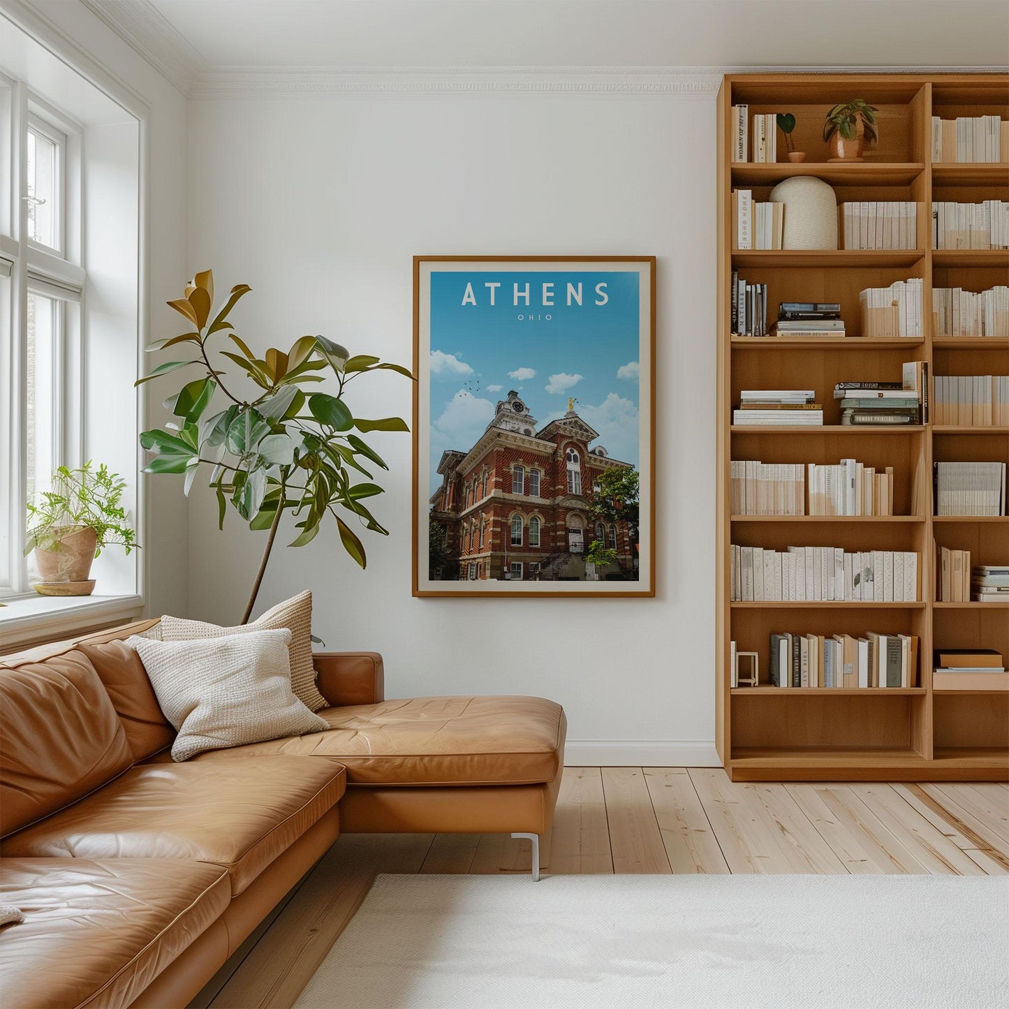 Athens Ohio Poster, Athens Wall Art Print | Vintage Ohio Travel Poster | Athens Print, Unique Ohio Gift