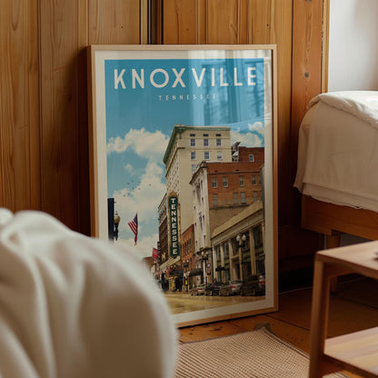 Knoxville Tennessee Print, Tennessee Theater Poster, Knoxville Wall Art, Tennessee Sign, Knoxville Map, Knoxville Home Decor, Knoxville Gift