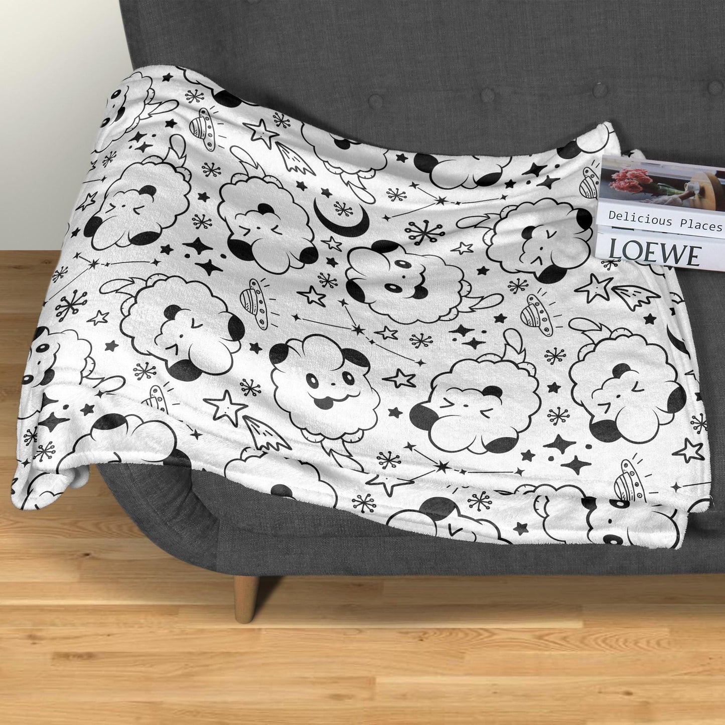 Swirlix Fleece Blanket Home Decor Throw Blanket Bedroom Decor Baby Blanket Cute Cotton Blanket Swirlix Blanket Gifts