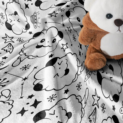 Swirlix Fleece Blanket Home Decor Throw Blanket Bedroom Decor Baby Blanket Cute Cotton Blanket Swirlix Blanket Gifts