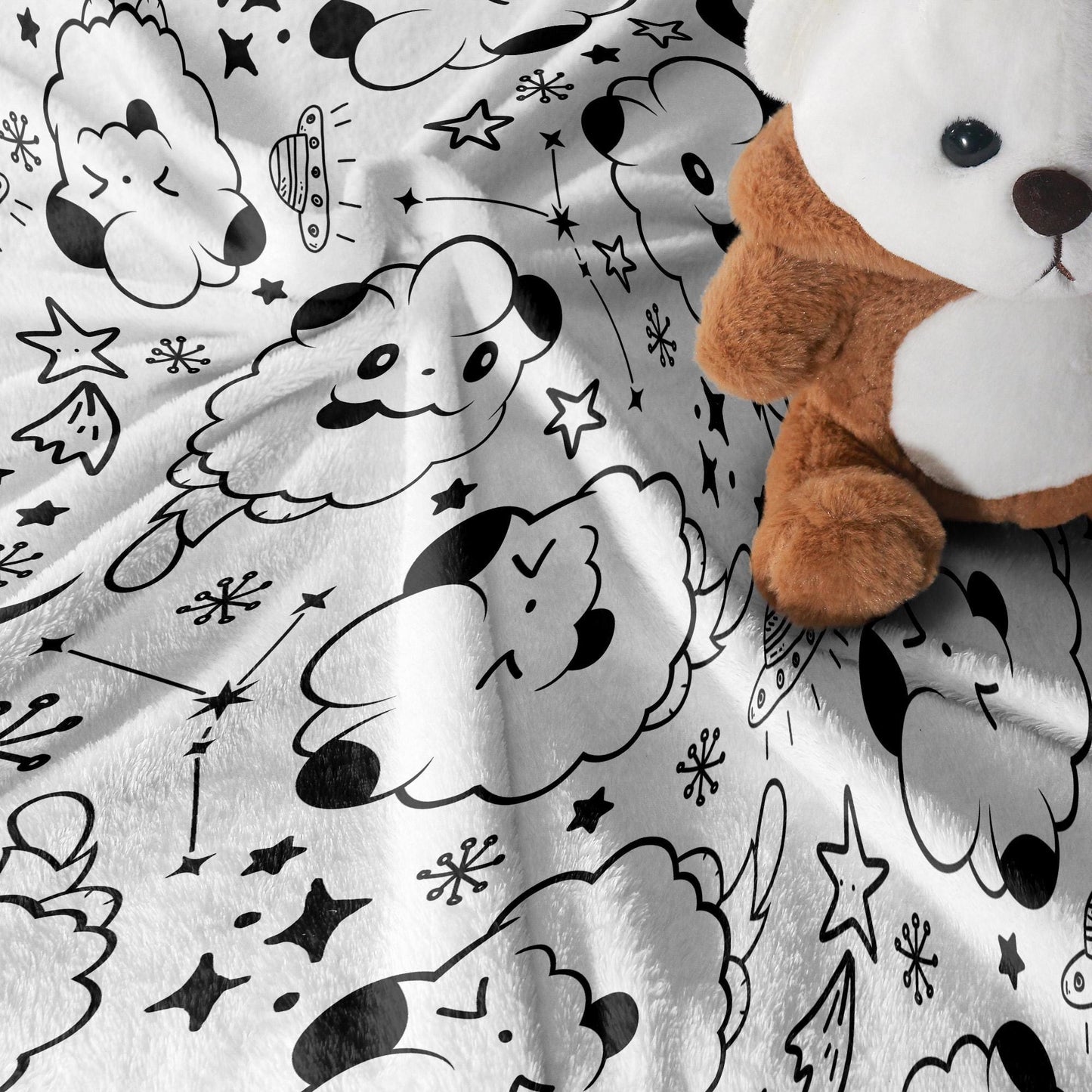 Swirlix Fleece Blanket Home Decor Throw Blanket Bedroom Decor Baby Blanket Cute Cotton Blanket Swirlix Blanket Gifts