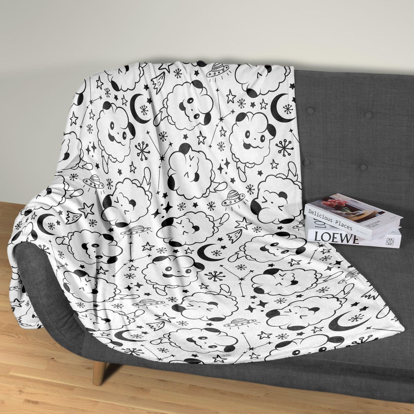 Swirlix Fleece Blanket Home Decor Throw Blanket Bedroom Decor Baby Blanket Cute Cotton Blanket Swirlix Blanket Gifts