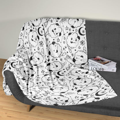 Swirlix Fleece Blanket Home Decor Throw Blanket Bedroom Decor Baby Blanket Cute Cotton Blanket Swirlix Blanket Gifts