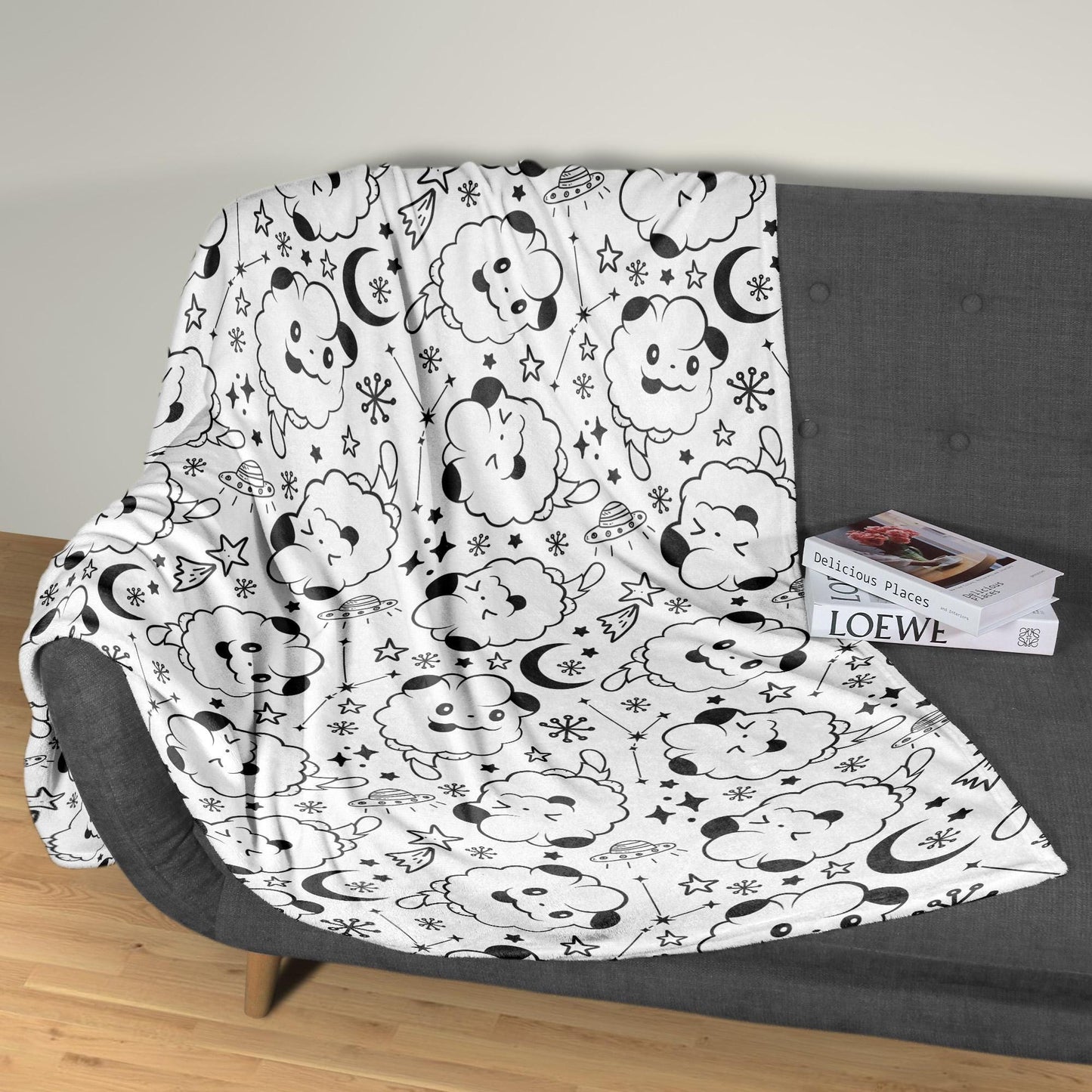 Swirlix Fleece Blanket Home Decor Throw Blanket Bedroom Decor Baby Blanket Cute Cotton Blanket Swirlix Blanket Gifts