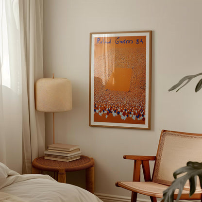 Roland Garros, 1984 | Tennis Poster | Museum-Quality Giclée Printing | Tennis Gifts | Contemporary Wall Art